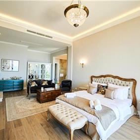 11 bedroom seafront villa with infinity pool near Budvar, sleeps 22